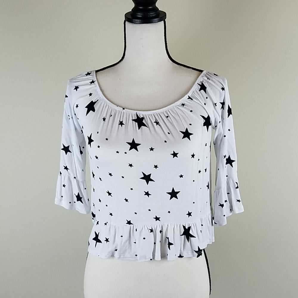 ⚡ruffled crop top